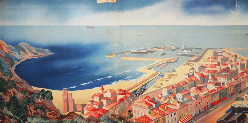 [Панорама берега / Худ. А. Экстер, текст Мари Колмон]. Panorama de la Cote. На фр. яз. [Париж]: Эрнест Фламмарион, 1938.